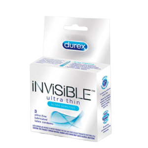 Durex Invisible Ultra Thin Condom - Box Of 3