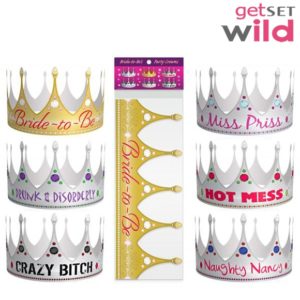 Kheper Games Bride-to-be Party Crowns