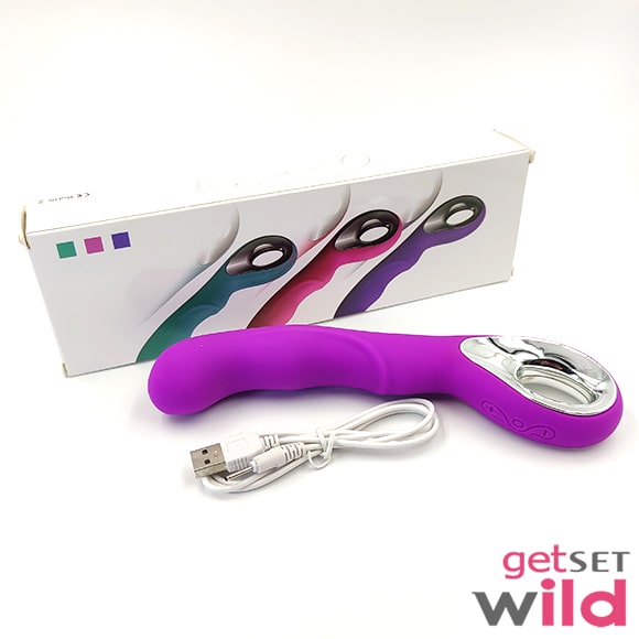 USB RECHARGEABLE QUIRL VIBRATOR AND STIMULATOR