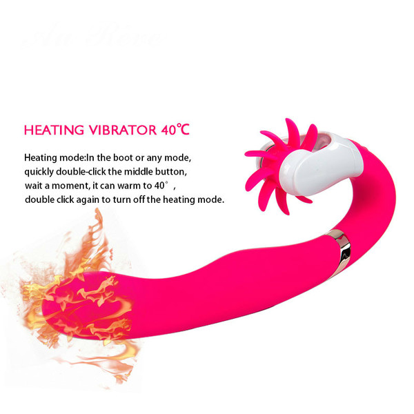 I-Fun Heating Clitoral & G-Spot Vibratorwith Licking function for Female Orgasm