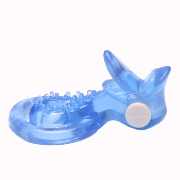 Little Duck Vibrating Penis Ring With Extra Tongue For Pleasure For Men And Women