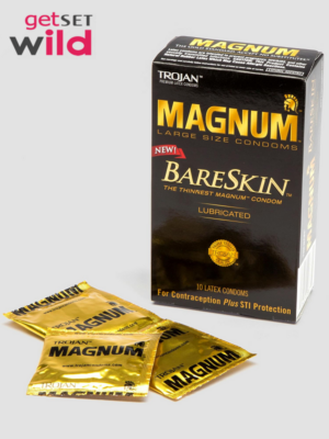 Trojan Magnum Large BareSkin Extra Thin Condoms (10 Count)