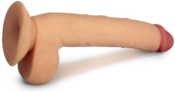 Real Feel Silicone Penis Dildo With Foreskin