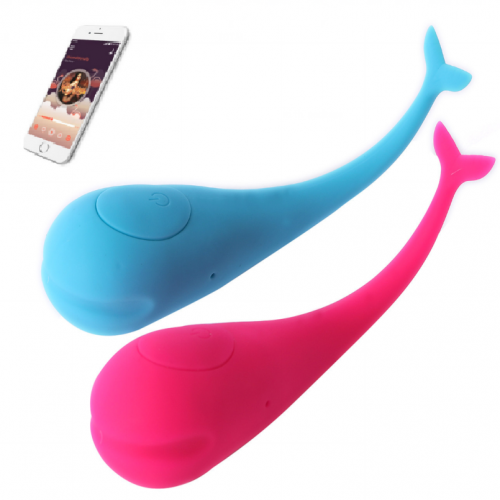 Big Whale Vibrator with Mobile App Control G-spot Vibrator Vibrating Egg Sex Toys for Women 12 Frequency Female Masturbator