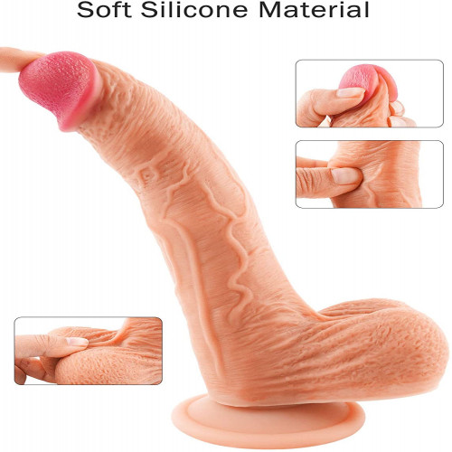 Dancing Vibrating and Thrusting Dildo with Remote control