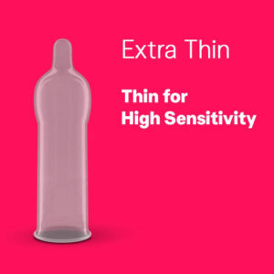 Durex Extra Thin Condoms - 0.055 mm thin - 10 Pcs