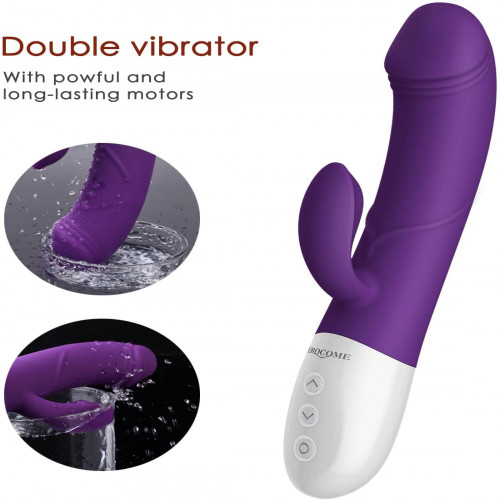 Rabbit LUX Double Vibrator with Heating