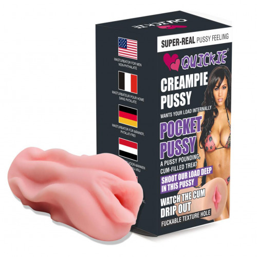 Realistic Pocket Pussy For Men-Creampie made in USA