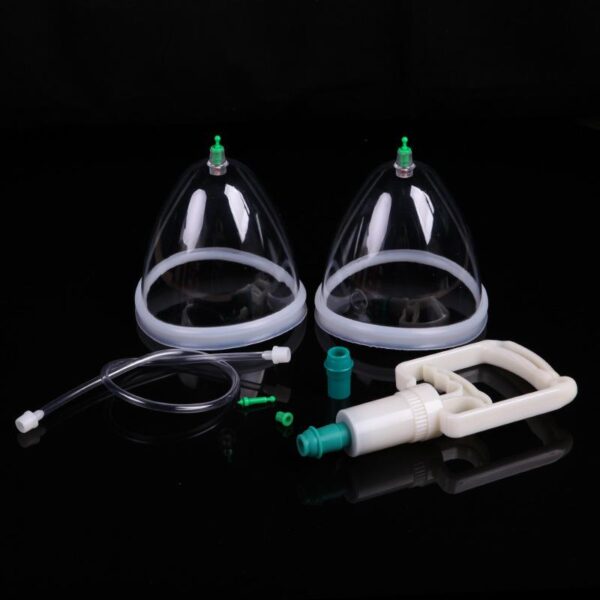 BREAST ENLARGEMENT SINGLE CUP WITH MANUAL SUCTION PUMP
