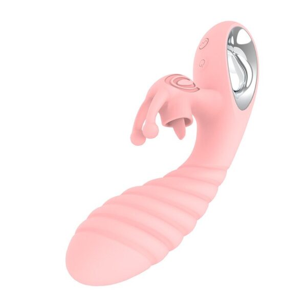 Vicky Powerful Silicone Rabbit Vibrator with Clit Licking