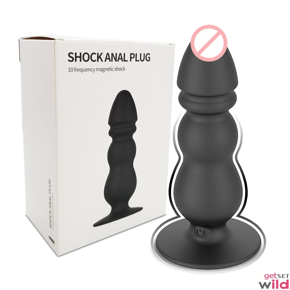 10 Speed Shock Anal Plug With Remote For Men1 10 Speed Shock Anal Plug With Remote For Men