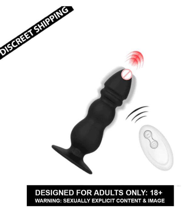 10 Speed Shock Anal Plug With Remote For Men
