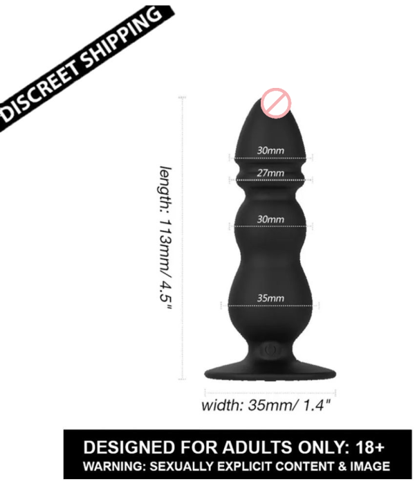 10 Speed Shock Anal Plug With Remote For Men