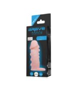 Brave Man Silicone Thick Penis Sleeve With Dotted Bump - Image 2