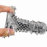 Dotted Washable Re-usable Silicon Crystal Condom - Image 3
