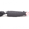 7-Speed Black Color Silicone Dildo Vibrator With Black Tail