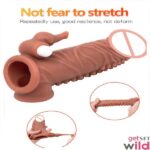 777 Spikey Vibrating Penis Sleeve Extender - Image 4