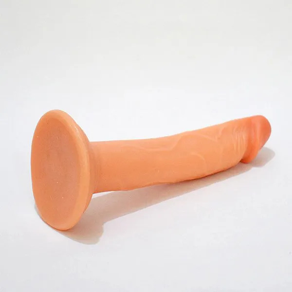 8 Inch BOBBY Slim Dildo With Suction Cup And Without Testicles