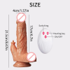 A Joy Man Wireless Remote Control Vibrator Dildo With Up-Down And Swing