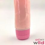 9 Inches Pink Cap Stud Dildo Vibrator - Image 2