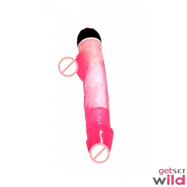 Adam 8 Inch G-Spot Jelly Dildo Stud Vibrator