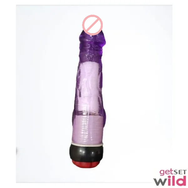 Adam 8 Inch G-Spot Jelly Dildo Stud Vibrator