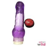 Adam 8 Inch G-Spot Jelly Dildo Stud Vibrator - Image 4
