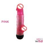 Adam 8 Inch G-Spot Jelly Dildo Stud Vibrator - Image 5