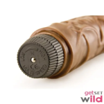 Adam Jelly chocolate Dream Big Vein Dildo Vibrator - Multi Speed - Image 2