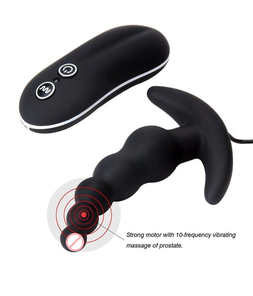 Anal Beads Style Vibrating Butt Plug For Anal Lovers Anal Beads Style Vibrating Butt Plug For Anal Lovers