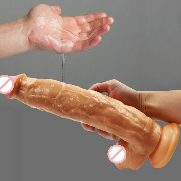 Au Naturel Daddy 14 Inches Sensa Feel Dual Density Dildo