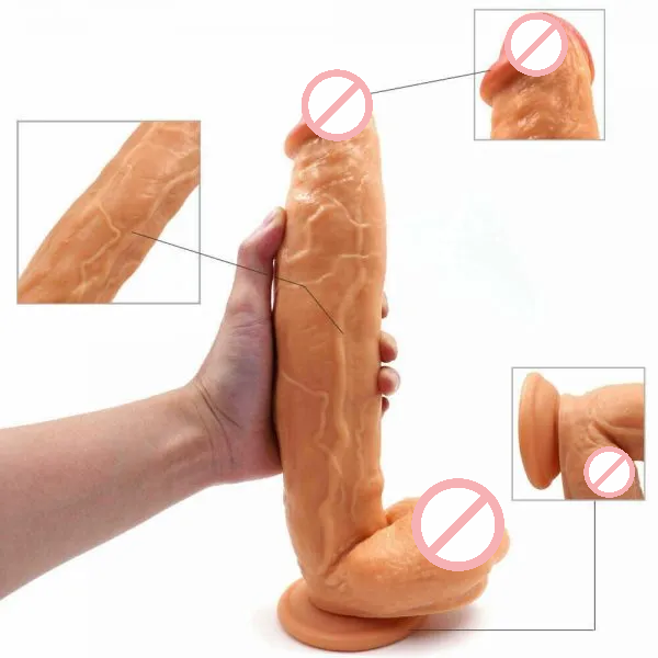 Au Naturel Daddy 14 Inches Sensa Feel Dual Density Dildo