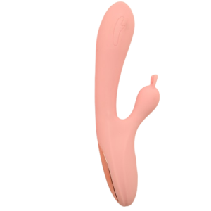 Ava Rechargeable Silicone Rabbit Vibrator - Pink