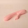 Ava Rechargeable Silicone Rabbit Vibrator - Pink