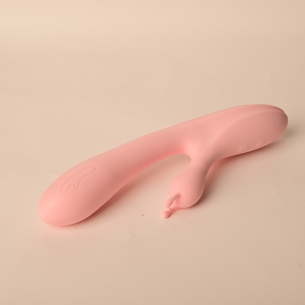 Ava Rechargeable Silicone Rabbit Vibrator - Pink