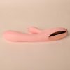 Ava Rechargeable Silicone Rabbit Vibrator - Pink