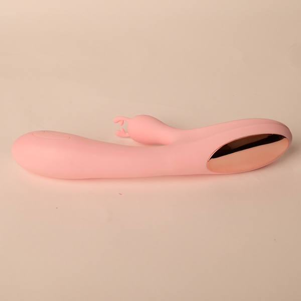 Ava Rechargeable Silicone Rabbit Vibrator - Pink