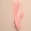 Ava Rechargeable Silicone Rabbit Vibrator - Pink