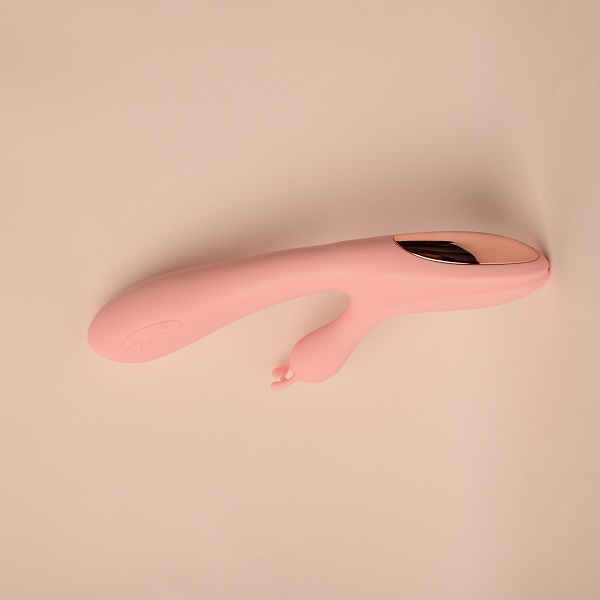 Ava Rechargeable Silicone Rabbit Vibrator - Pink