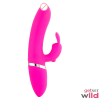 Ava Rechargeable Silicone Rabbit Vibrator - Pink
