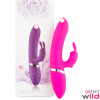 Ava Rechargeable Silicone Rabbit Vibrator - Pink