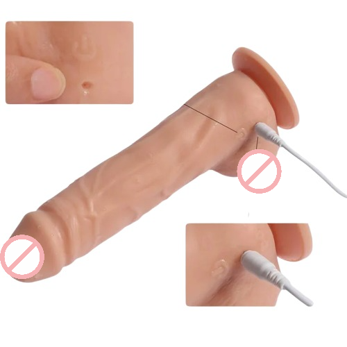 Big Detective Wireless Remote Control Vibrating Dildo With Suction Cup