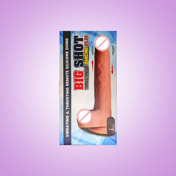 Big Shot Dancing And Thrusting Big massive Vibrating Dildo With Suction Cup