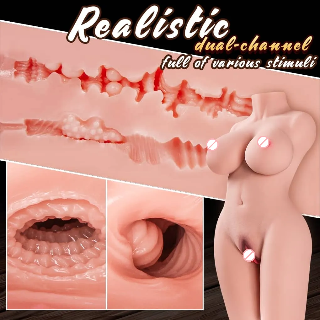 Big Size Solid Silicone Half Body Sex Doll For Men1i Big Size Solid Silicone Half Body Sex Doll For Men