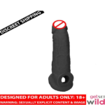 Black Colour Jumbo Penis Sleeve Extender - Image 4
