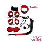 Bondage Kit Couple Fun- 7 Pieces Set (Red) - Image 5