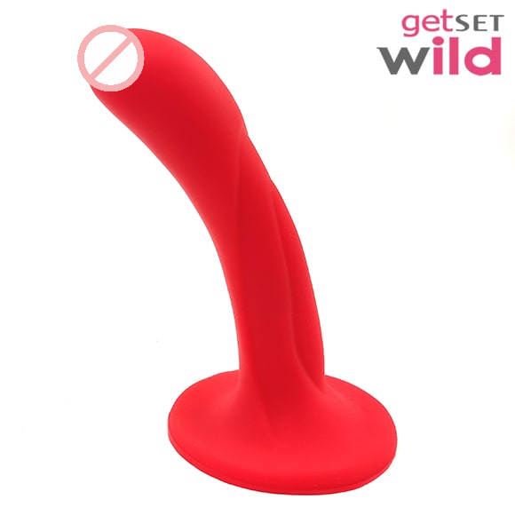 Bouncy Boy Red 6 Inch Dildo With Suction Cup