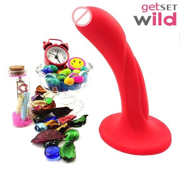 Bouncy Boy Red 6 Inch Dildo With Suction Cup