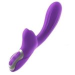 CAESAR Silicone Rabbit Vibrator For Women With Tongue Suction