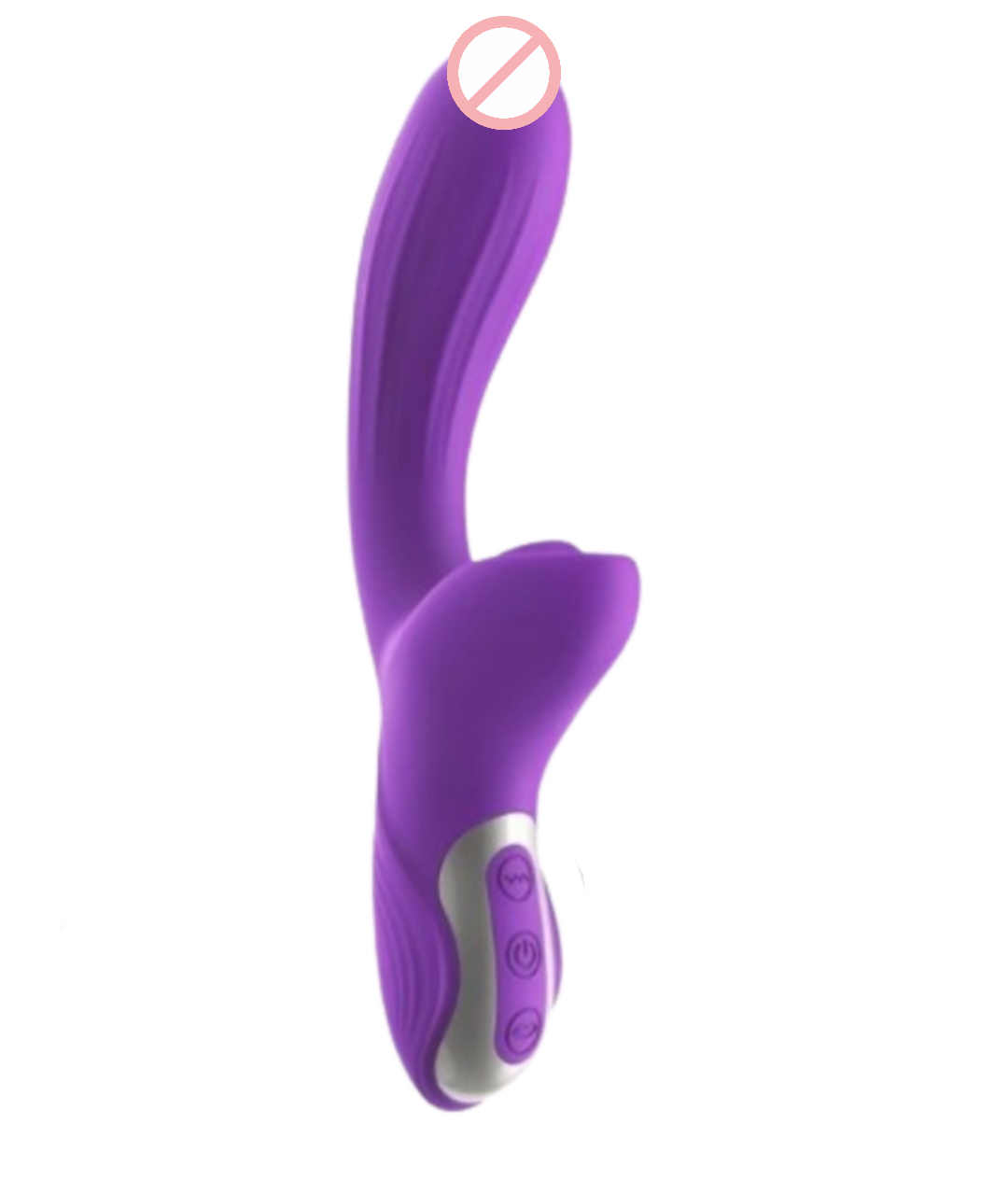 CAESAR Silicone Rabbit Vibrator For Women With Tongue Suction